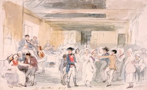 1817年の「ペニーウェディング」の勉強 作： David Wilkie